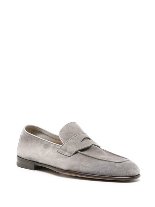 Light grey calf leather suede loafers Brunello Cucinelli | MZUCAHG700C8867